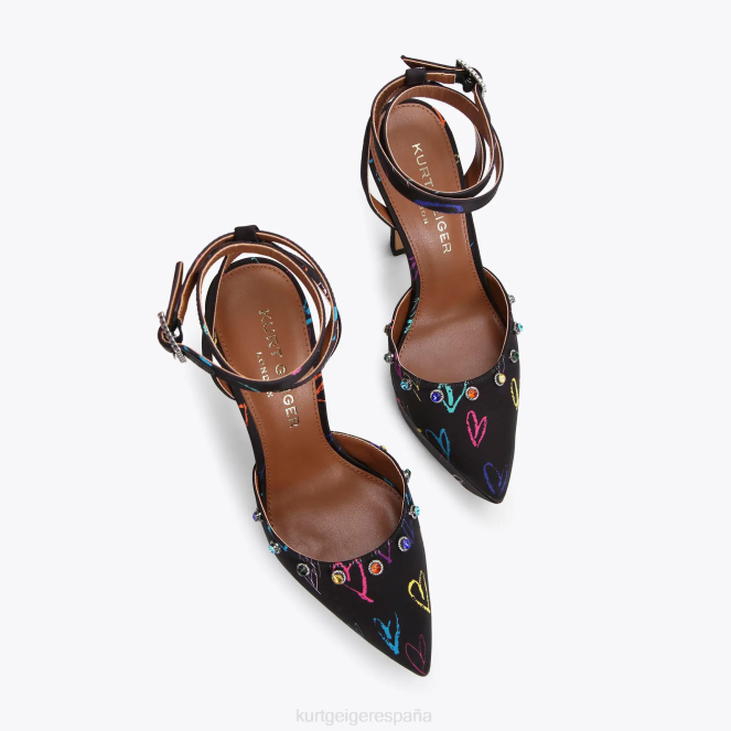 Kurt Geiger mujer plataforma octavia de londres 2LPR409 | calzados negro otro